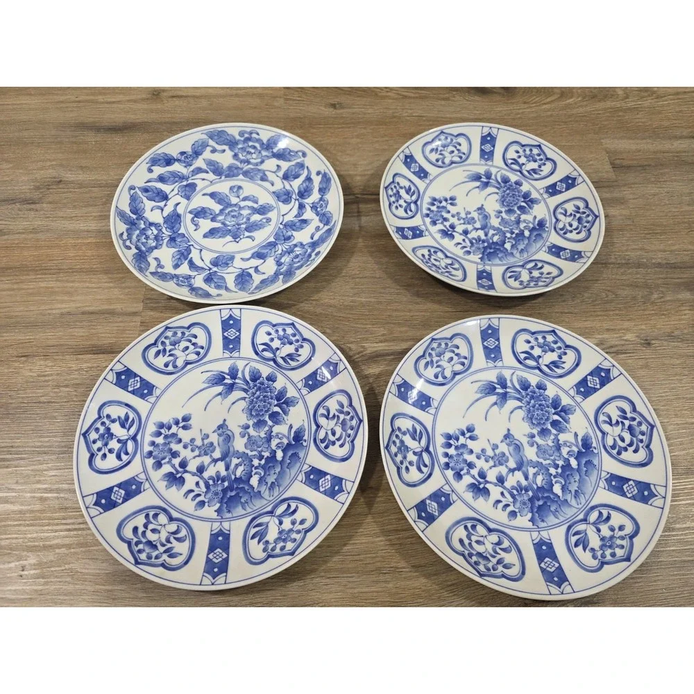 VTG Andrea By Sadek JAPAN Blue & White Floral 12